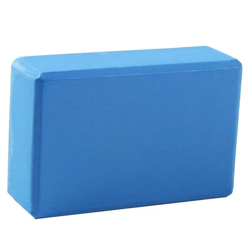 2PCS Yoga Blocks Foam Brick Fitness Exercise Stretch Gym Pilates Tool - Blue